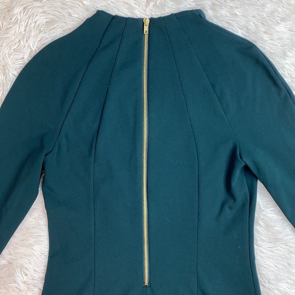 ALEXIA ADMOR ARIA MIDI SLEEVED MILITARY NECK DRESS - Picture 12 of 16